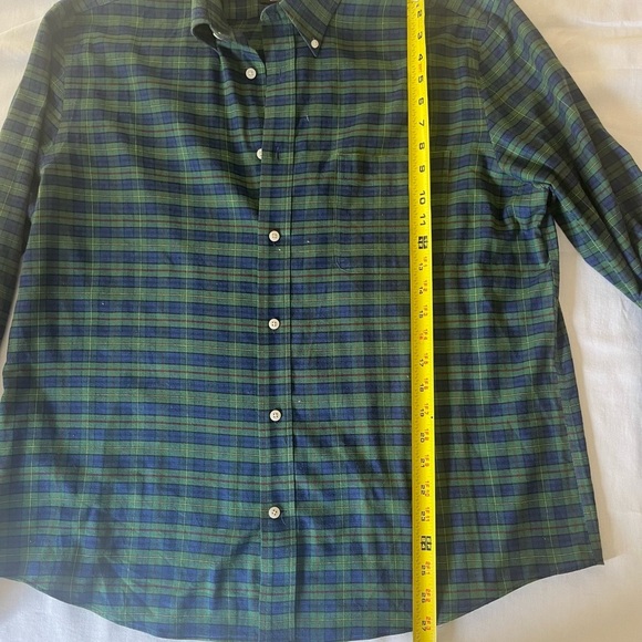 Ralph Lauren Green and Blue Plaid Casual Shirt sku 017 - Picture 5 of 7